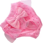 Dog Physiological Pants Pet Supplies Dog Menstrual Pants Pet Princess Panties Pet Diaper Dog Breathable Bow Dog Clothes - Image 10
