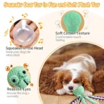 Pet Plush Toy Cat Dog Voice Octopus Shell Puzzle Toy Bite Resistant Interactive Pet Dog Teeth Cleaning Chew Toy Pet Supplies - Image 3