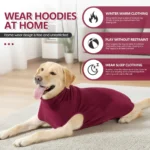 Cozy Solid Color Dog Sweater Soft Rug washing Lightweight Dog Clothes Stretchy Pullover Dog for Small Medium Large Dogs - Image 6