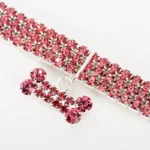 Puppy Neck Collar for Dogs Collar Rhinestone Jewelry Chihuahua Crystal Jewelry Adjustable Engraved Text Dog Collar GXQ08 - Image 3