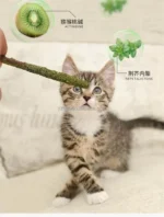 6pcs Natural Matatabi Cat Stick Mint Caught Bite Excited Rods Silvervine For Cat Teeth Cleaning Treating Pet Supply Cat Toys - Image 3