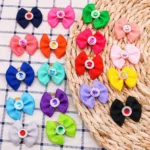 10/20/30PCS Pet Hair Bows Dog Grooming Accessories Bow With Rubber Bands For Dogs Headwear Puppy Cat Bow Pet Supplies - Image 5