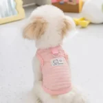 Summer Pet Vest for Small Medium Dog Cooling Clothes Chihuahua French Bulldog Breathable Clothes Puppy Casual Shirt Dog Costume - Image 2