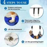 Dog Cat Grooming Hammock Fixed Bath Bag for Nail Cutting Anti Scratch Cat Trimming Restraint Bag Cat Beauty Hanging RestraintBag - Image 6