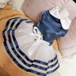 Summer Pet Clothes Dot Dog Dress For Dogs Skirt Summer Princess Dog Wedding Dresses York Clothes For Dogs Skirts Pet Cat Dress - Image 5