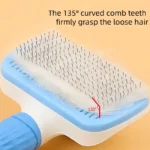 Self Cleaning Pet Hair Remover Brush Dog Cat Grooming Comb Efficient Dematting Tool Removes Loose Fur for Pets Daily Care - Image 6