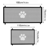 Pet Barrier Fences Portable Folding Breathable Mesh Cat and Dog Safety Fences Pet Supplies to Ensure Pet Safety - Image 6