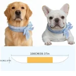 1pc Universal Summer Pet Cooling Ice Scarf,Dog & Cat Neck Collar,Physical Heatstroke Prevention Cool Towel,Outdoor Ice Neck Ring - Image 2