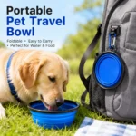 Durable TPR Portable Pet Food Bowl for Cats And Dogs Silicone Collapsible Travel Outdoor Water Food Bowl for Pets
