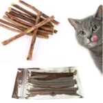 Natural Silvervine Sticks for Cats Teeth Cleaning Chew Toys Kitten Teething Training Catnip Teaser Pet Supplies - Image 2