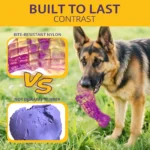 Durable Dog Toys Beef Flavor Animal Shaped Tough Game Toy for Anxiety Relief, Training & Interactive Play,Indoor Outdoor Use - Image 4