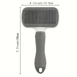 1 Easy Clean Pet Comb, Suitable For Cats And Dogs, Perfectly Removing Shedding Hair - Image 6