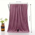 Super Absorbent Dog Bath Towel - Quick-Drying Soft Pet Towel for Small Large Dogs Puppy Grooming - Image 6