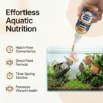 Premium Decapsulated Brine Shrimp Eggs ZORILYNX 50g No Hatch Needed, Direct Feeding High Protein Food for Tropical Fish Fry - Image 3
