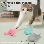 1pc Interactive Cat & Dog Toy - Durable Bite-Resistant Design, Hiding Food & Grinding Teeth Entertainment for Small Pets - Image 3