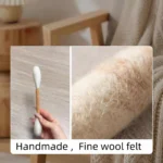 30cm Giant Q-tip Cat Toy with Catnip, Large Size Durable Cotton Felt Swab Kitten Teaser Teeth Cleaning Grinding Biting Stick - Image 4