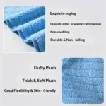 Custom Embroidered Name Pet Bathrobe Hooded Quick Drying Super Absorbent Microfiber Dog Bath Towel Full Body Wrap for Dogs Cats - Image 10