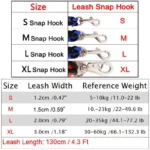 4.5ft Heavy Duty Large Dog Leash Durable Nylon Braided Lead for Small Medium Big Dogs Walking Hunting Camping Pet Accessories - Image 2