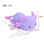 1/4pcs Axolotl Squeeze Ball Cute Fish Relax Cartoon Antistress Squishy Stress Relief Slow Rising For Adult Kids Stretch Toys - Image 6