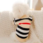 Luxury Dog Clothes for Small Dogs Winter Warm Dog Sweater Chihuahua French Bulldog Clothing Pet Items Knitted Cardigan Sweater - Image 5