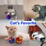 Cat Toy Sound Paper Ball Colorful Cat Scratching Teasing - Image 6