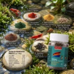 SERLAVEXA Shrimp Feed Granules Premium Nutrition Fish Tank Invertebrate Food for Red Cherry Crystal Shrimp Promote Moulting - Image 3