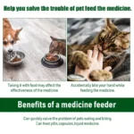 Pet Medication Dispenser, Pressing Feeding Stick for Cats and Dogs, Eating Pills, Pills, Medication Artifacts, Pet Sickness Care - Image 4