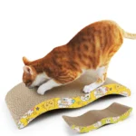 Cat Toys cat scraper sharpening claw cardboard corrugated board scratch-resistant cat scratch board Cat toy sofa cushion bed - Image 4