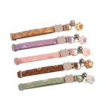 Cute Neck Pet Collar with Bell for Small Dogs Puppy Kitten Stuff Things Accessories Adjustable Footprint Cat Breakaway Collar - Image 6