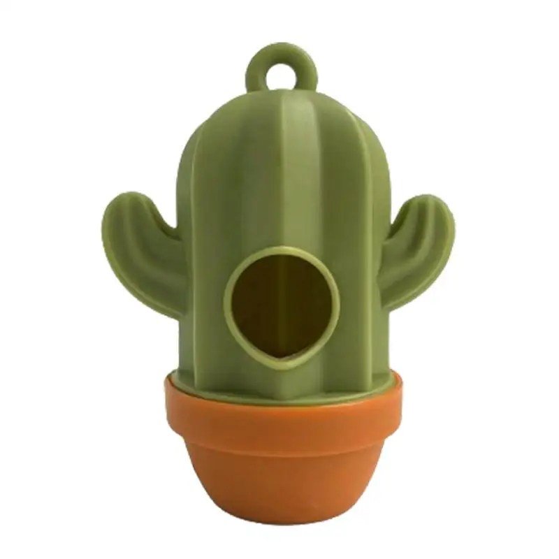 kf-S4512cafe0dbc440d91ae791649b6e157b Dog Poop Pickup Bags Holder Dispenser Cactus Dog Poop Storage Bags Portable Dog Poop Bag Holder Outdoor Container For Hiking And - Image 1