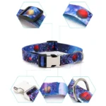 Forest Pattern Collar Pet Accessories Pet Stripes Polyester National Wind Dog Rope Adjustable Nylon Dog Collar Personalized - Image 5