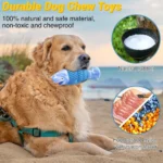 Durable Chew Toys for Dogs: Indestructible, Squeaky, Bacon-Flavored for Medium to Large Breeds - Image 3