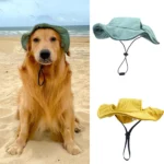 Fashionable Pet Dog Hat with Adjustable Sun Protection XS to XL Size for Small Medium Large Dogs Pet Outdoor Suppies Accessories