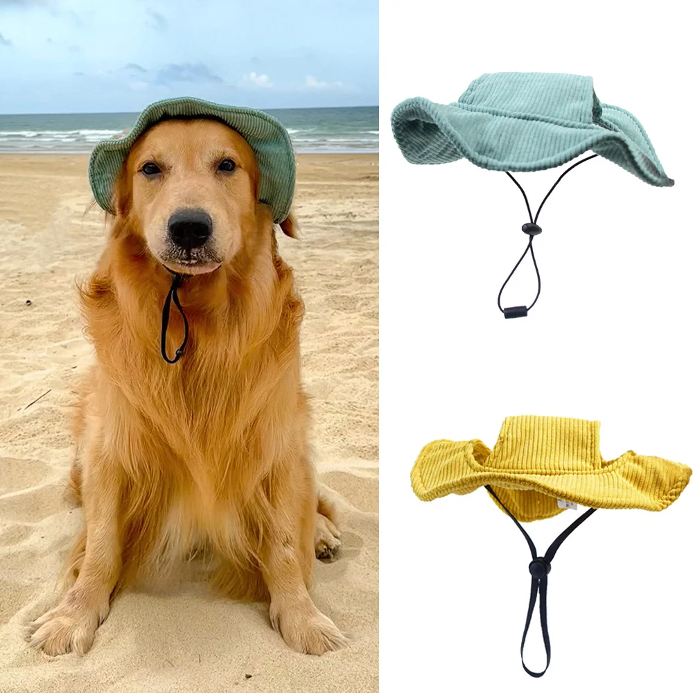 kf-S45f3c1cf30284cd08ceab136793a96aaT Fashionable Pet Dog Hat with Adjustable Sun Protection XS to XL Size for Small Medium Large Dogs Pet Outdoor Suppies Accessories - Image 1