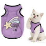 ooling Shirts for Dogs, Lightweight Mesh Breathable Dog Shirt for Small Dogs Boy, Sun-Protection Sleeveless Shirts for Dog&Cat P - Image 4
