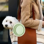350ML Folding Dog Dish Collapsible Pet Bowl Water for Dog Drinking Bowl Cat Water Bowl Drinking Fountains for Dogs - Image 4