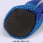 4PCS Summer Dog Shoes Breathable Anti-Slip Wear-Resistant Dog Outdoor Boots for Small Medium Dogs Cats Puppy Pet Accessories - Image 5