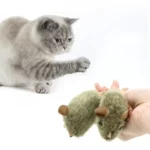Funny Plush Cat Toy Simulation Mouse Automatic Chirping Interactive Mice Cat Toy Bite Resistance Pet Cat Toys Kitten Supplies - Image 5