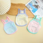 Pet Summer Breathable Ice Silk Cooling Strap Dog Cool and Comfortable Cool Clothes Solid Color Simple Dog Clothes - Image 6