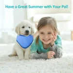 1-10PCS Summer Dog Cooling Collar Reusable Chill Scarf Breathable Pet Neck Wrap for Outdoor Use Heatstroke Prevention for Dogs - Image 2