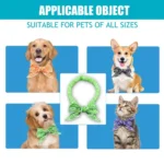 Practical Cute Dog Cooling Bandana Adjustable Fast Cooling Cat Cooling Ice Scarf Reusable Cat Collar Pet - Image 3