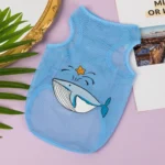 Cute Summer Polyester Fibre Cool Breathable Cat Costume Cat T-shirt Puppy Vest Dog Clothes - Image 4