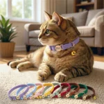 Personalized Engraved Cat Collar Adjustable Size Metal Buckle with Bell Custom Pet Name and Telephone Number - Image 5