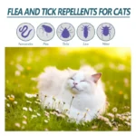 50ml Pet Anti Flea Tick Agent for Cats, Dogs, and Dogs. Extracorporeal Deworming Skin Cleaning Agent for Lice, Ticks, and Ticks - Image 2