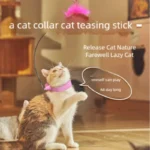 Interactive Feather Bell Cat Toy with New Collar Self-Entertainment Pet Supplies for Cats Neck Collar for Enhanced Playtime - Image 2