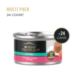 Grain-Free Salmon Tuna Wet Food for Kittens 3 oz Cans 24 Pack - Image 2