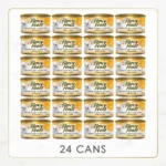 Purina Grilled Wet Cat Food, Chicken and Beef Feast in Gravy, 3 oz Cans 24 Pack - Image 2