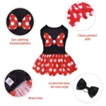 CuteBone Dog Mesh Dress Puppy Sundress Pet Outfit Summer Fashion for Small Dogs Girl Dog Dress Fashion Pet Clothes - Image 2