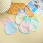 Pet Summer Breathable Ice Silk Cooling Strap Dog Cool and Comfortable Cool Clothes Solid Color Simple Dog Clothes - Image 2