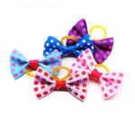 30PCS Dog Bow With Rubber Band Dog Hair Accessories Handmade Movable Puppy Bows For Dogs and Cats Cute Pet Accessories - Image 6
